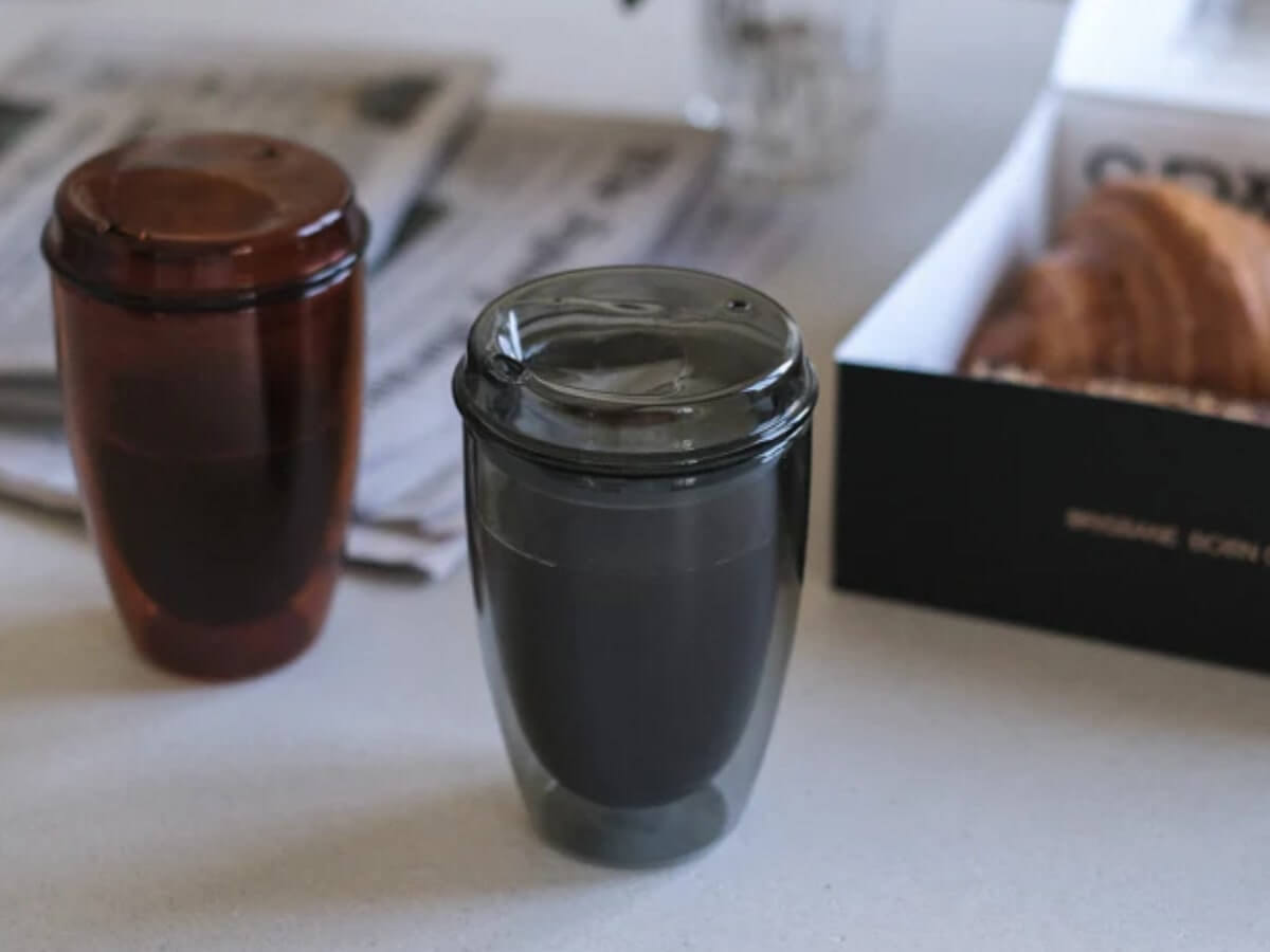 Good Cuppa | Tasse à emporter en verre à double paroi - 8oz