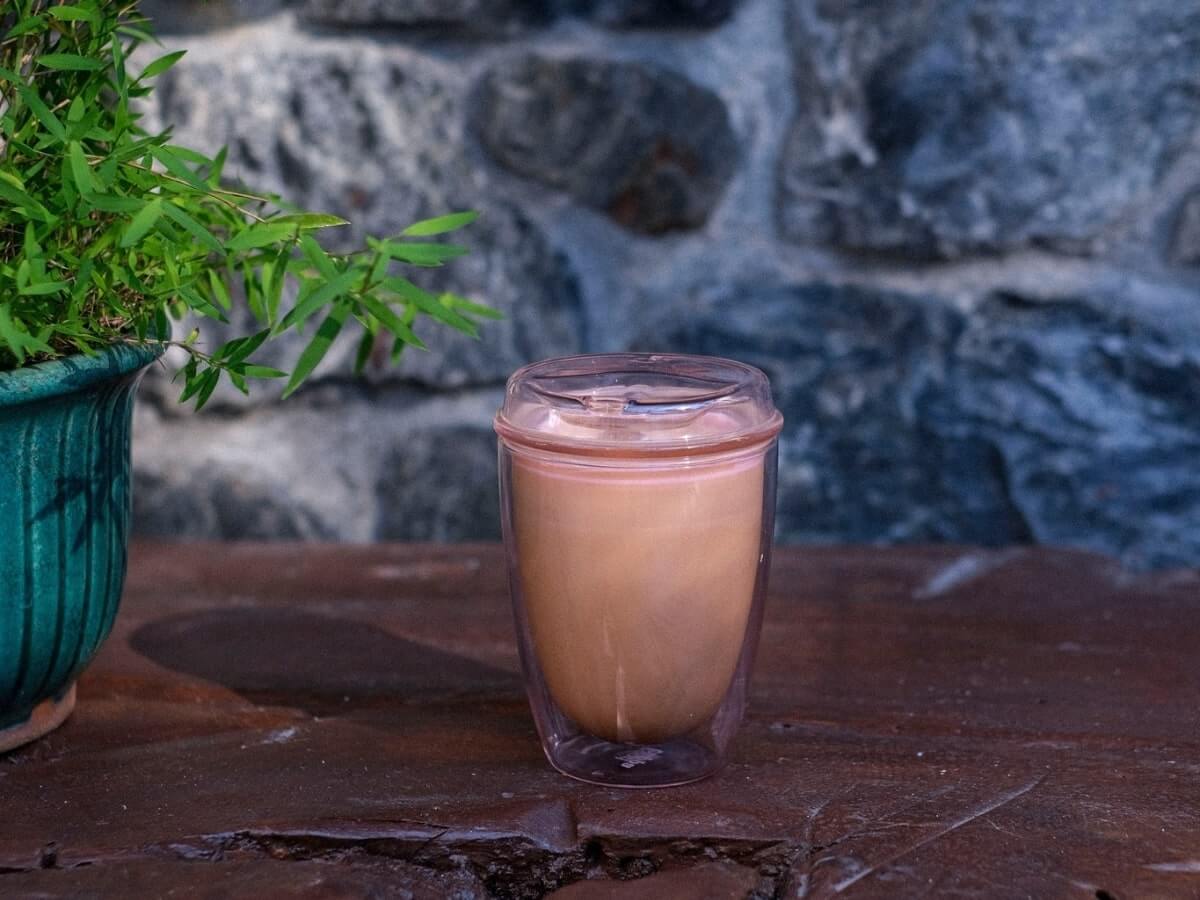 Good Cuppa | Tasse à emporter en verre à double paroi - 8oz