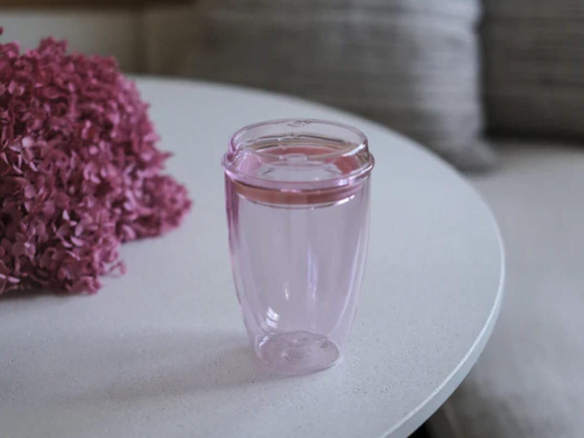 Good Cuppa | Tasse à emporter en verre à double paroi - 12oz