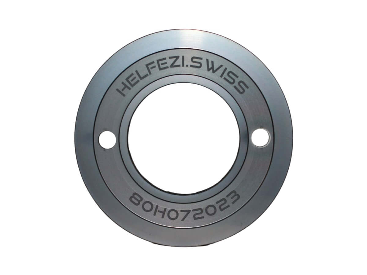 Helfezi | Meules plates revêtement Alinox de 80 mm
