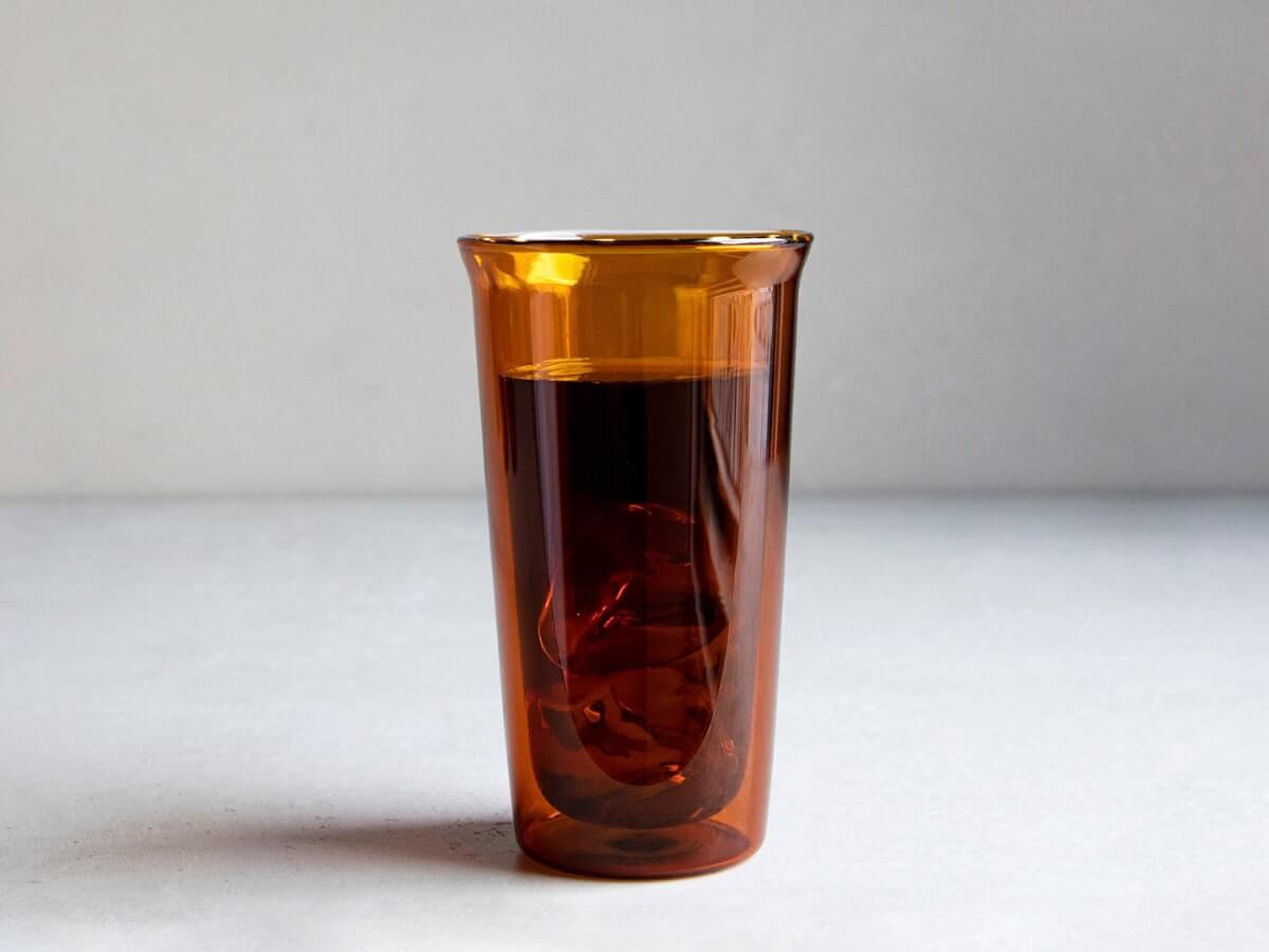 Kinto | Verre à double paroi Cast Amber