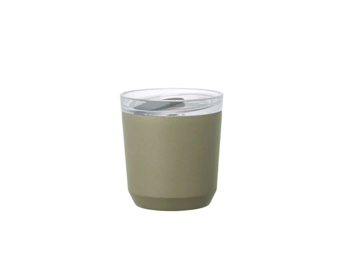 Kinto | Tasse de voyage To Go (avec bouchon) - Khaki