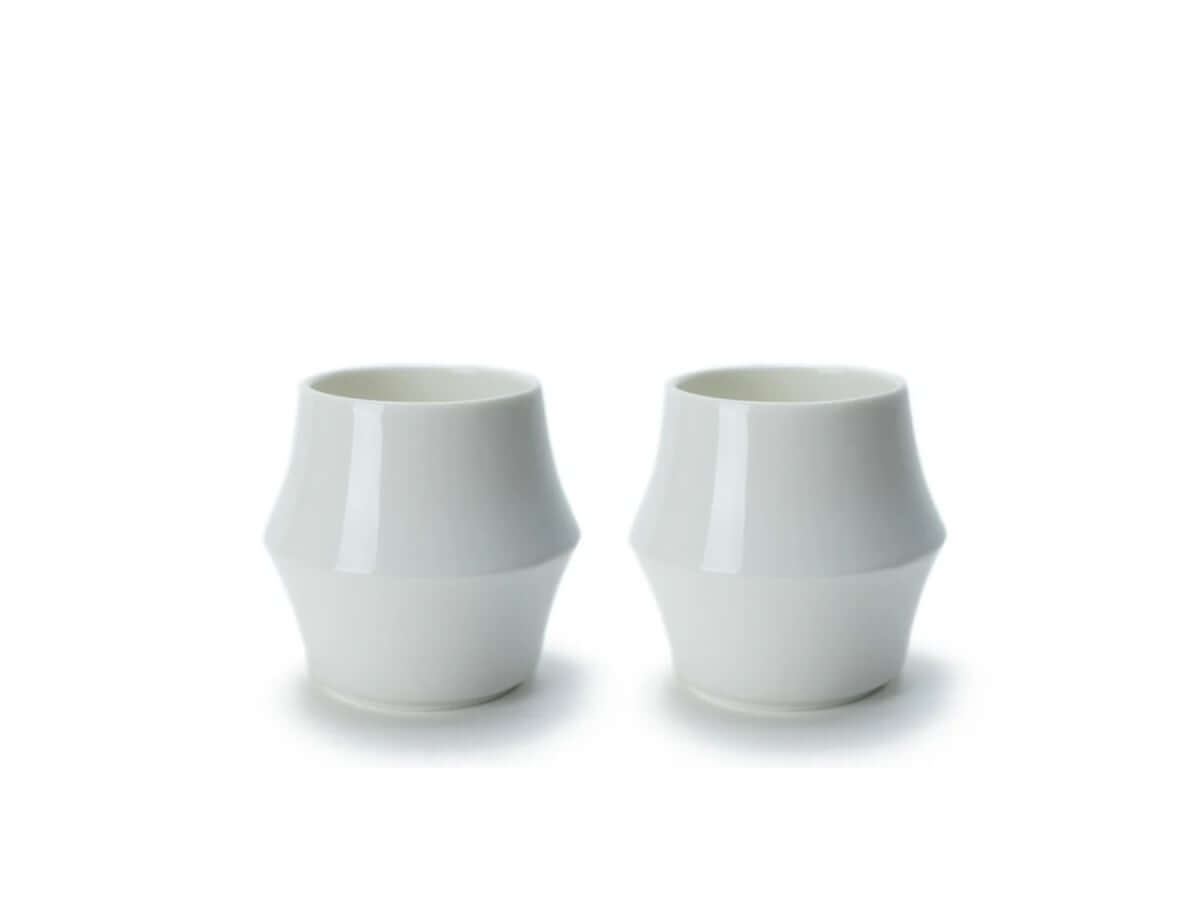 Kruve | Verres Cascade à espresso en porcelaine - Ensemble de 2