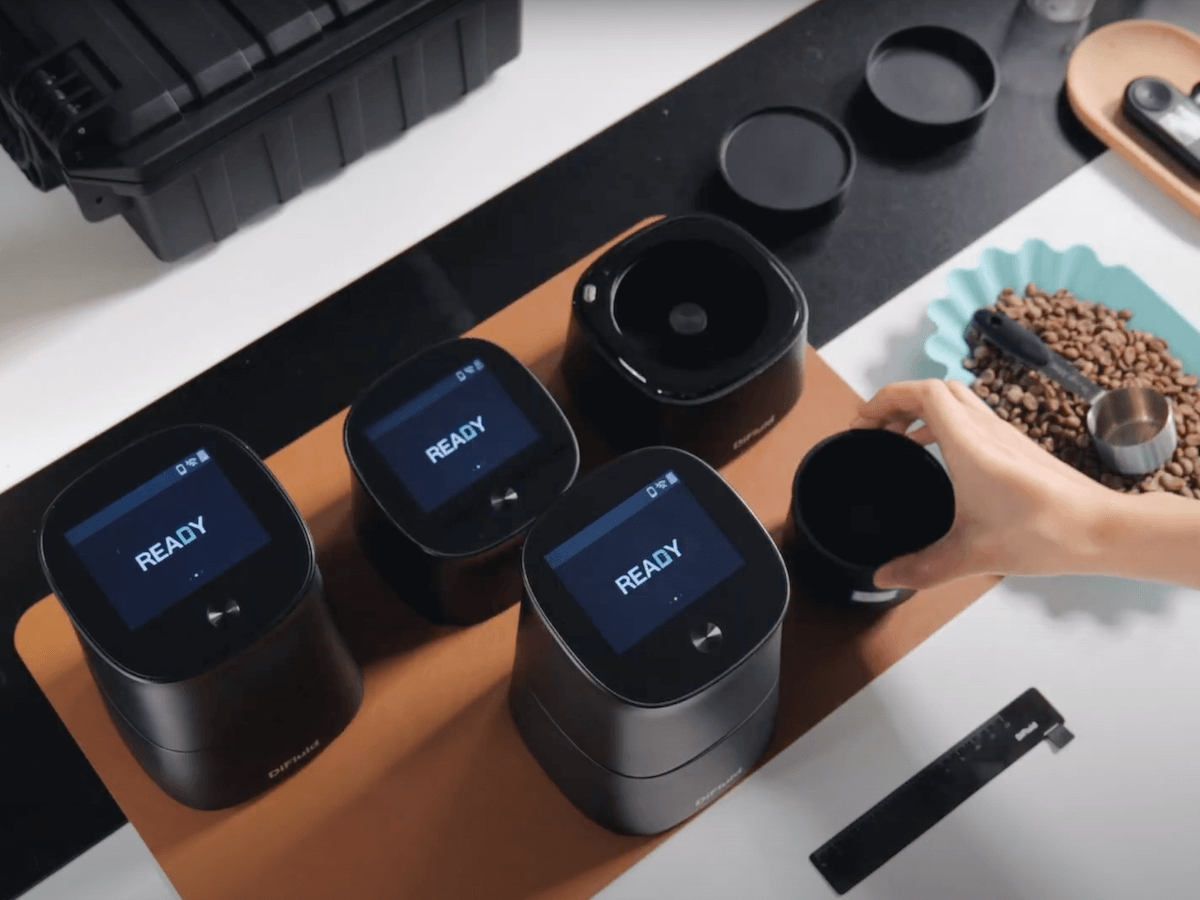 DiFluid | Omix - Analyse de la couleur du café vert et de la torréfaction