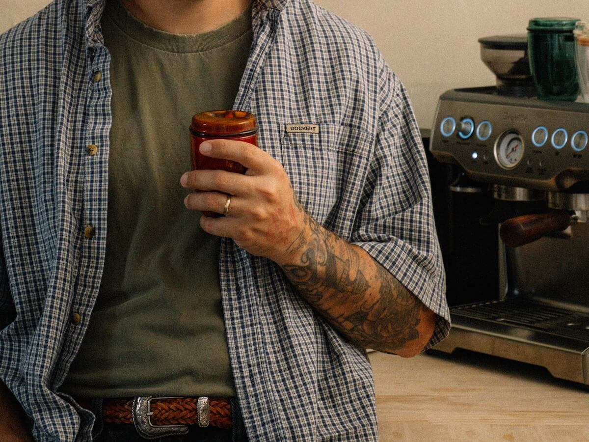 Good Cuppa | Tasse à emporter en verre à double paroi - 4oz