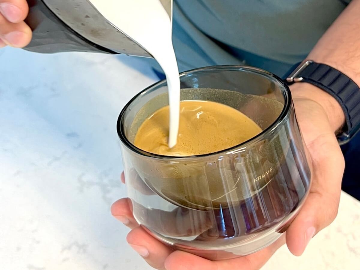 Kruve | Verres à Latte Imagine – Dark Series - Ensemble de 2