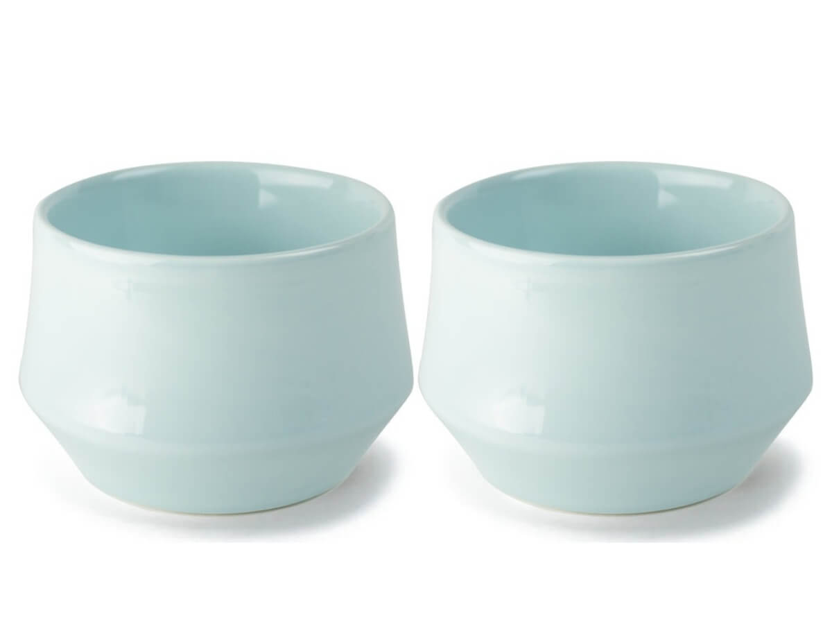 Kruve | Verre à Latte Imagine en Porcelain - Ensemble de 2
