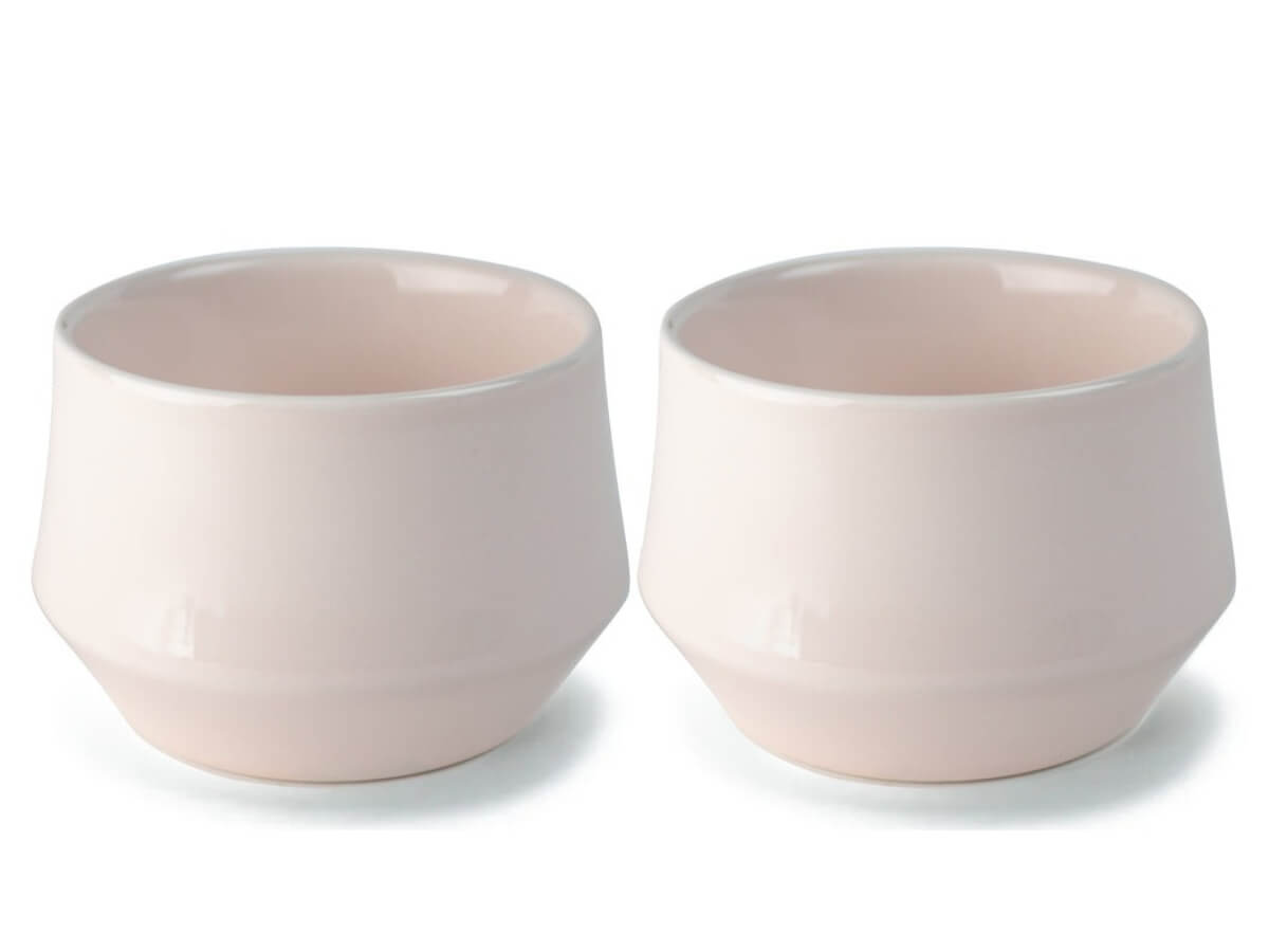 Kruve | Verre à Latte Imagine en Porcelain - Ensemble de 2