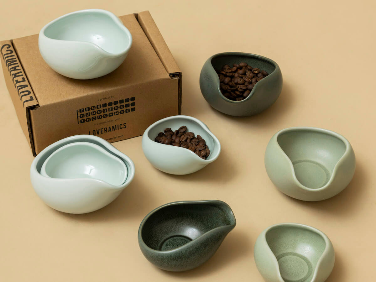 Loveramics | Bols doseurs à café - Ensemble de 2