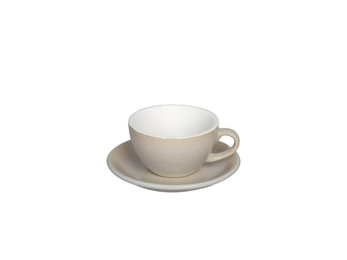 Loveramics | Tasse & soucoupe à flat white Egg de 150 ml - Couleurs de potier