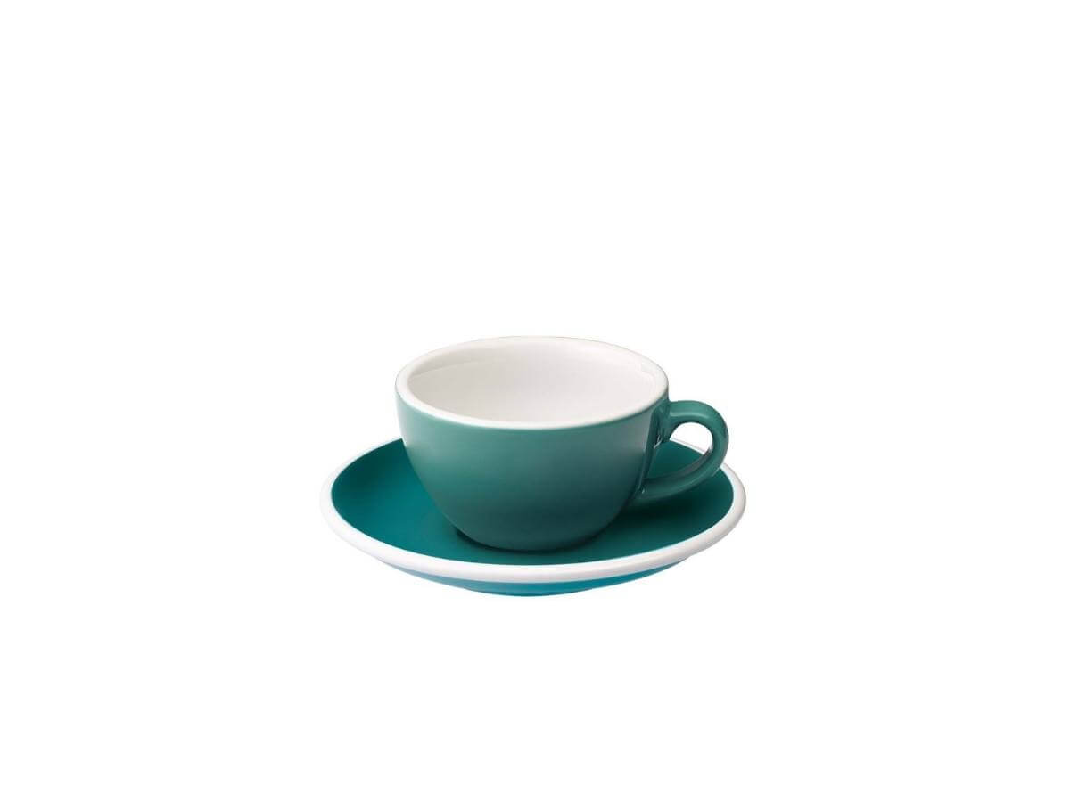 Loveramics | Tasse & soucoupe à flat white Egg de 150 ml
