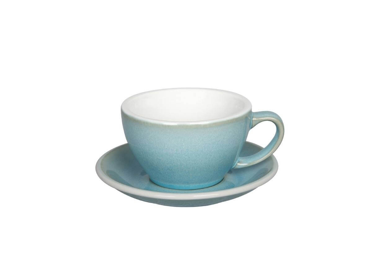 Loveramics | Tasse & soucoupe à latte Egg de 300 ml - Couleurs de potier