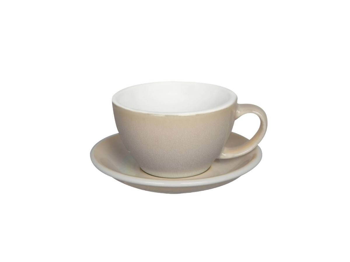 Loveramics | Tasse & soucoupe à latte Egg de 300 ml - Couleurs de potier