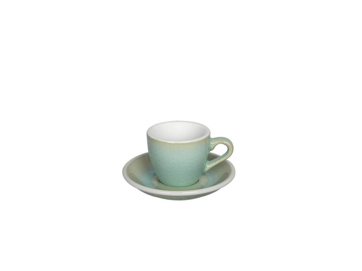 Loveramics | Tasse & soucoupe à espresso Egg de 80 ml - Couleurs de potier