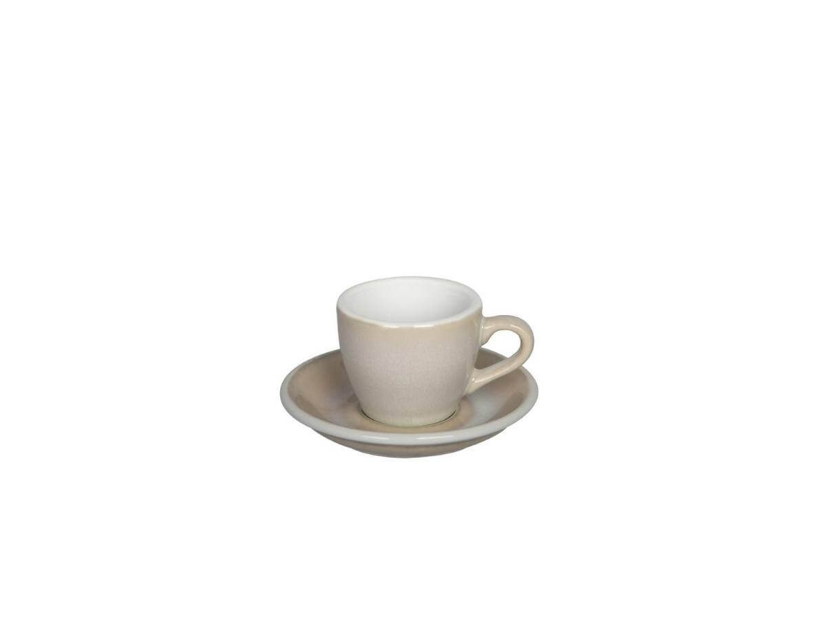 Loveramics | Tasse & soucoupe à espresso Egg de 80 ml - Couleurs de potier