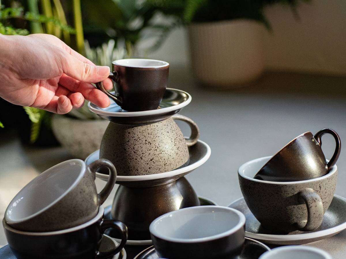 Loveramics | Tasse & soucoupe à cappuccino Egg de 200 ml - Couleurs de potier