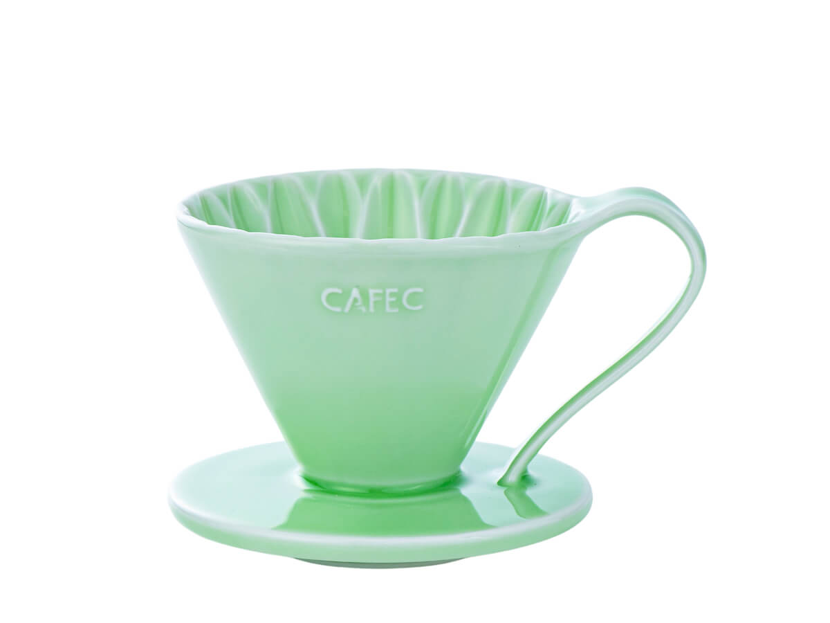 CAFEC | Cône d’infusion en porcelaine Flower Dripper - 1 tasse