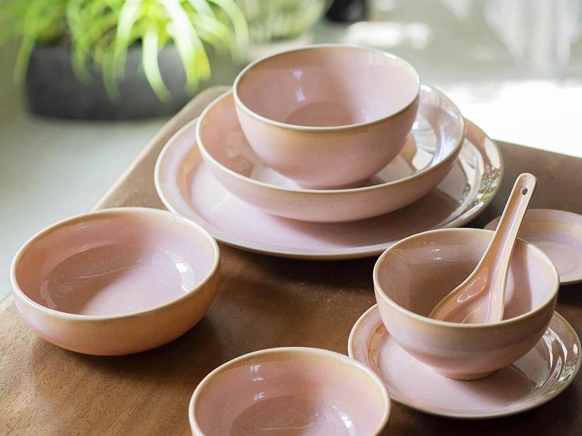 Loveramics | Assiette à salade de 23cm Er-Go! Rose