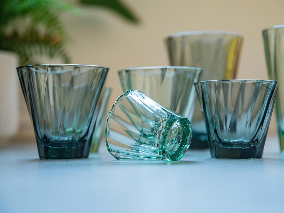 Loveramics | Verre Twisted – Vert