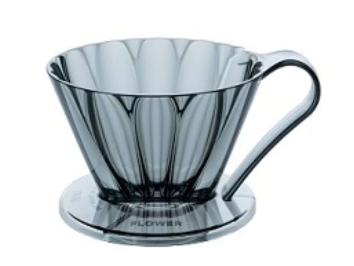 CAFEC | Cône d&#39;infusion en Tritan Flower Dripper Oval - 102 (3-5 Cups)