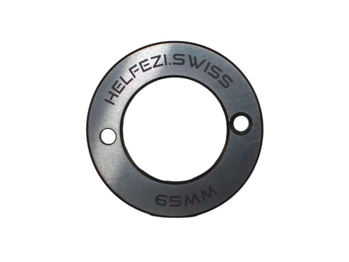 Helfezi |  Meules plates revêtement Alinox de 65 mm