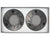 Helfezi | Meules plates revêtement Alinox de 98 mm