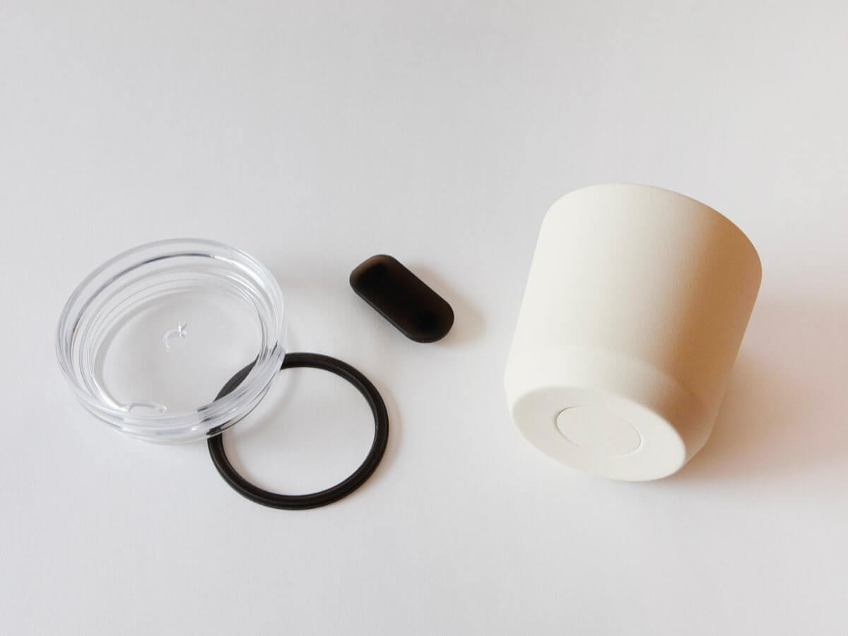 Kinto | Tasse de voyage To Go (avec bouchon) - Blanc