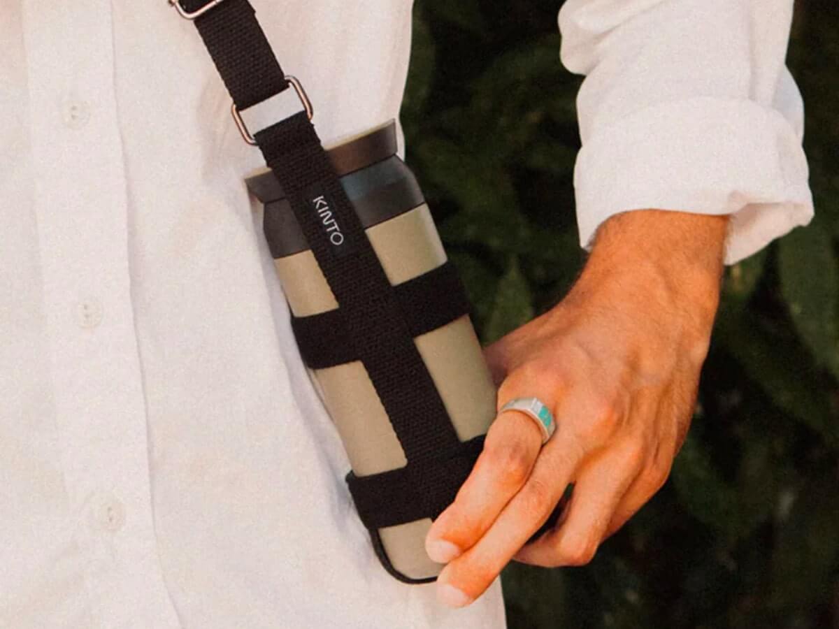 Kinto | Tasse de voyage - Beige Sable