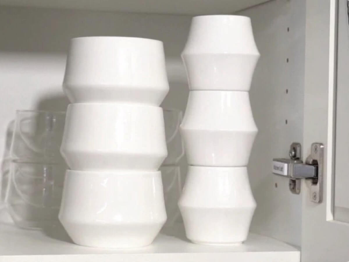 Kruve | Verre à Latte Imagine en Porcelain - Ensemble de 2