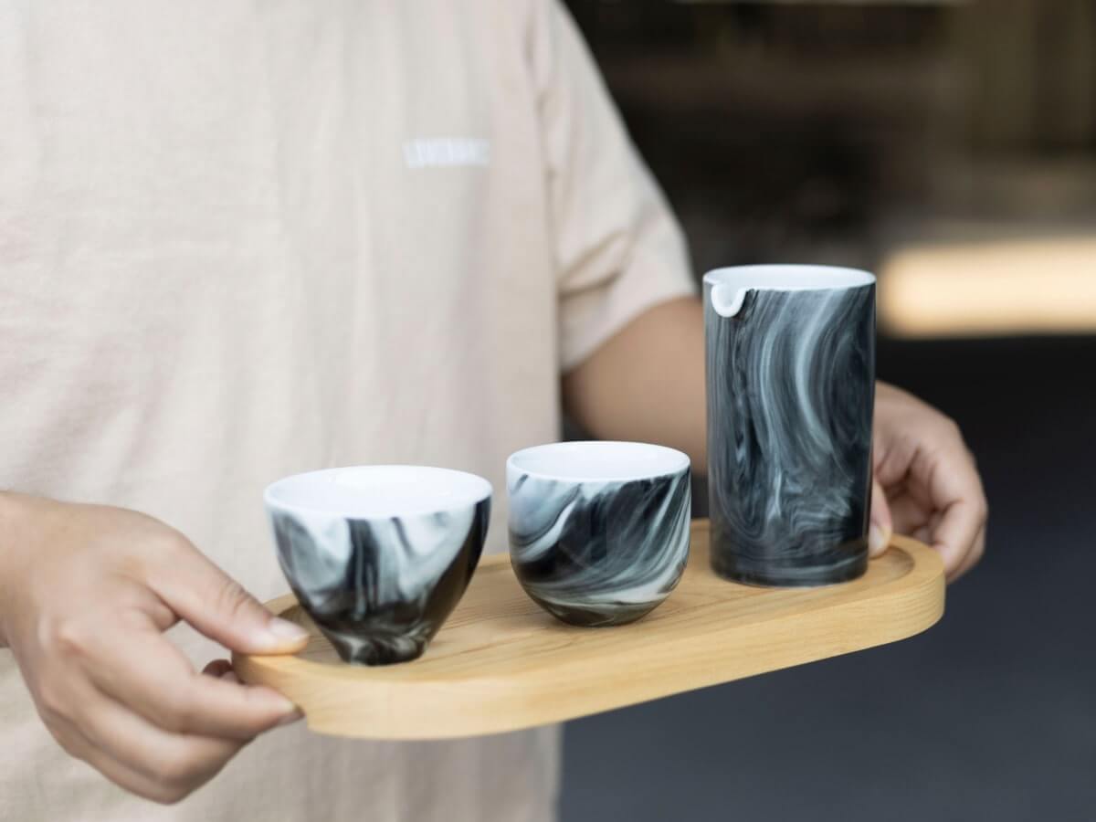 Loveramics | Pichet de spécialité &amp; 2 tasses de dégustation