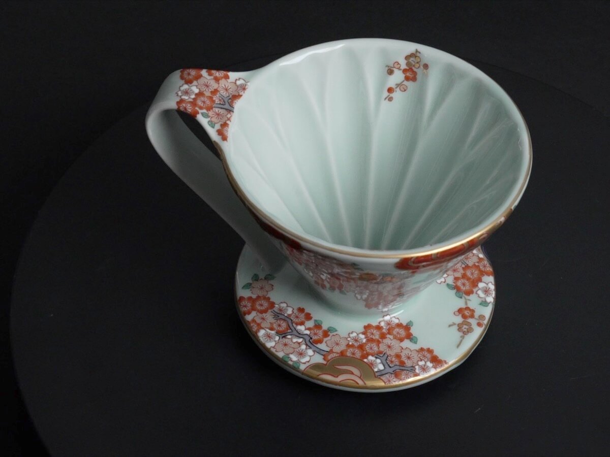 CAFEC | Cône d'infusion Flower Dripper Imari-Ware 50e anniversaire (édition limitée)