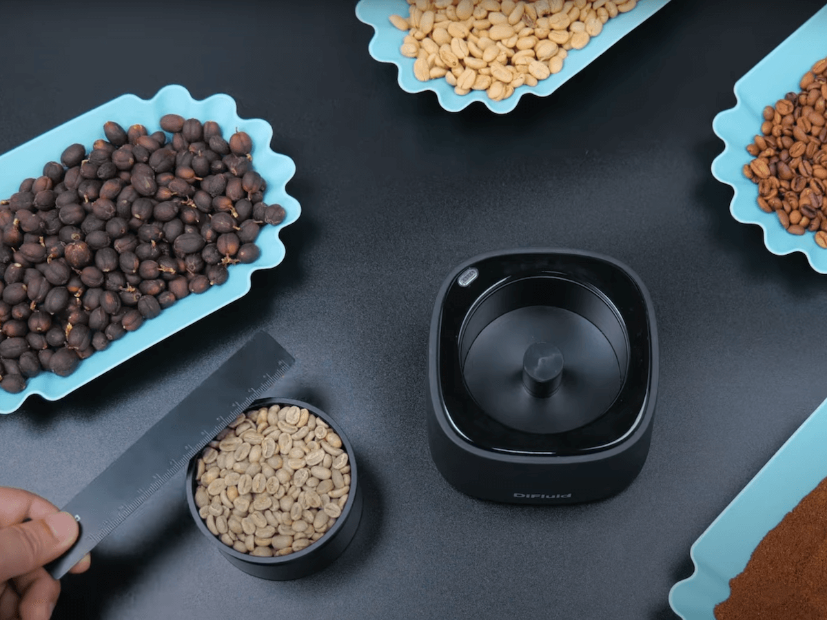 DiFluid | Omix - Analyse de la couleur du café vert et de la torréfaction