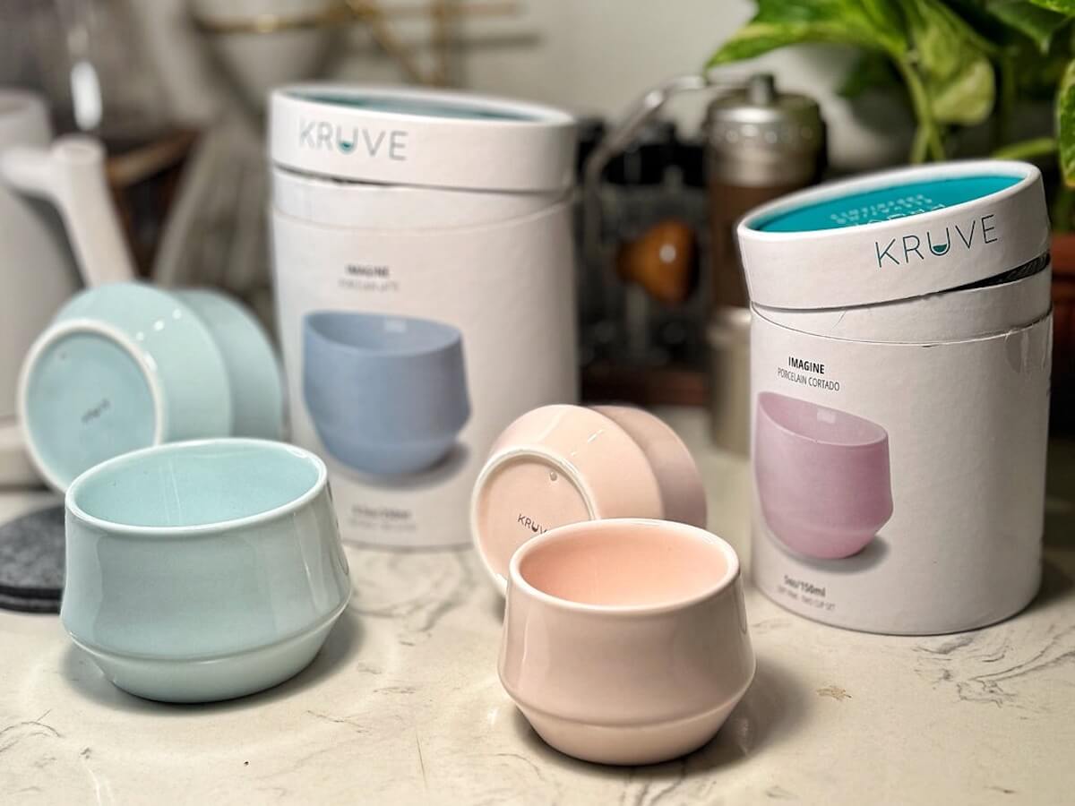Kruve | Verre à Cortado Imagine en Porcelain - Ensemble de 2