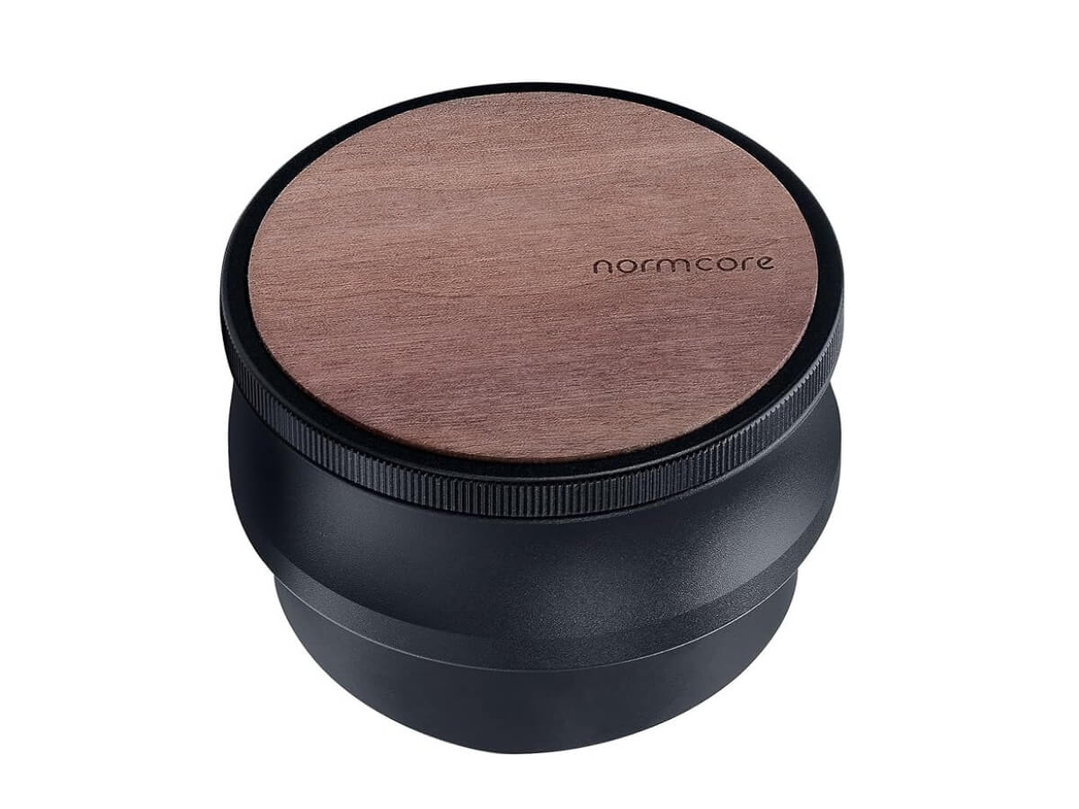 Normcore | Gravity Distributor Tool - Walnut Handle &amp; Titanium PVD Coated Base