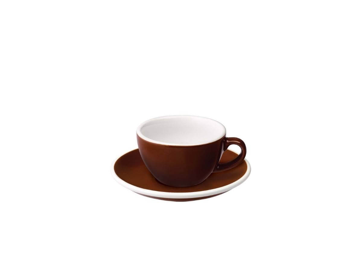 Loveramics | Tasse & soucoupe à flat white Egg de 150 ml