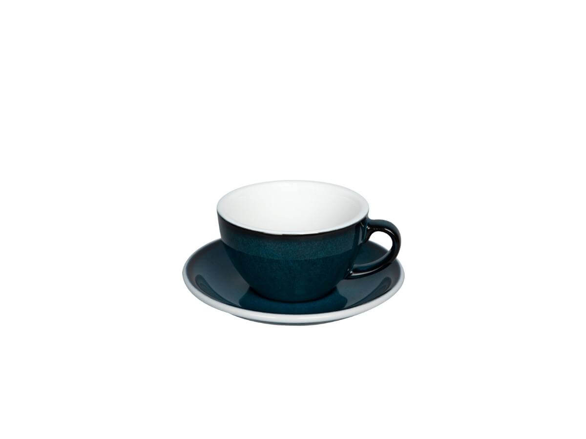 Loveramics | Tasse &amp; soucoupe à flat white Egg de 150 ml - Couleurs de potier