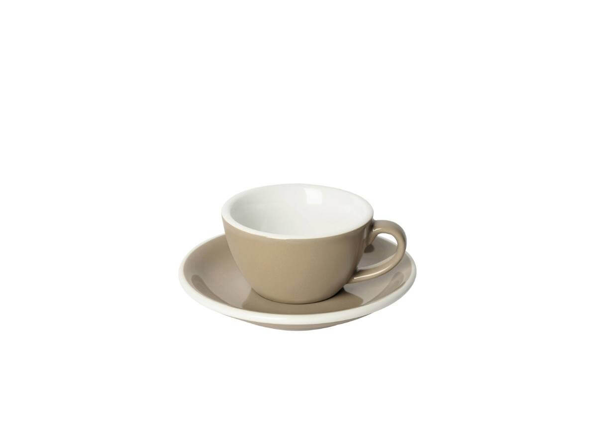 Loveramics | Tasse & soucoupe à flat white Egg de 150 ml