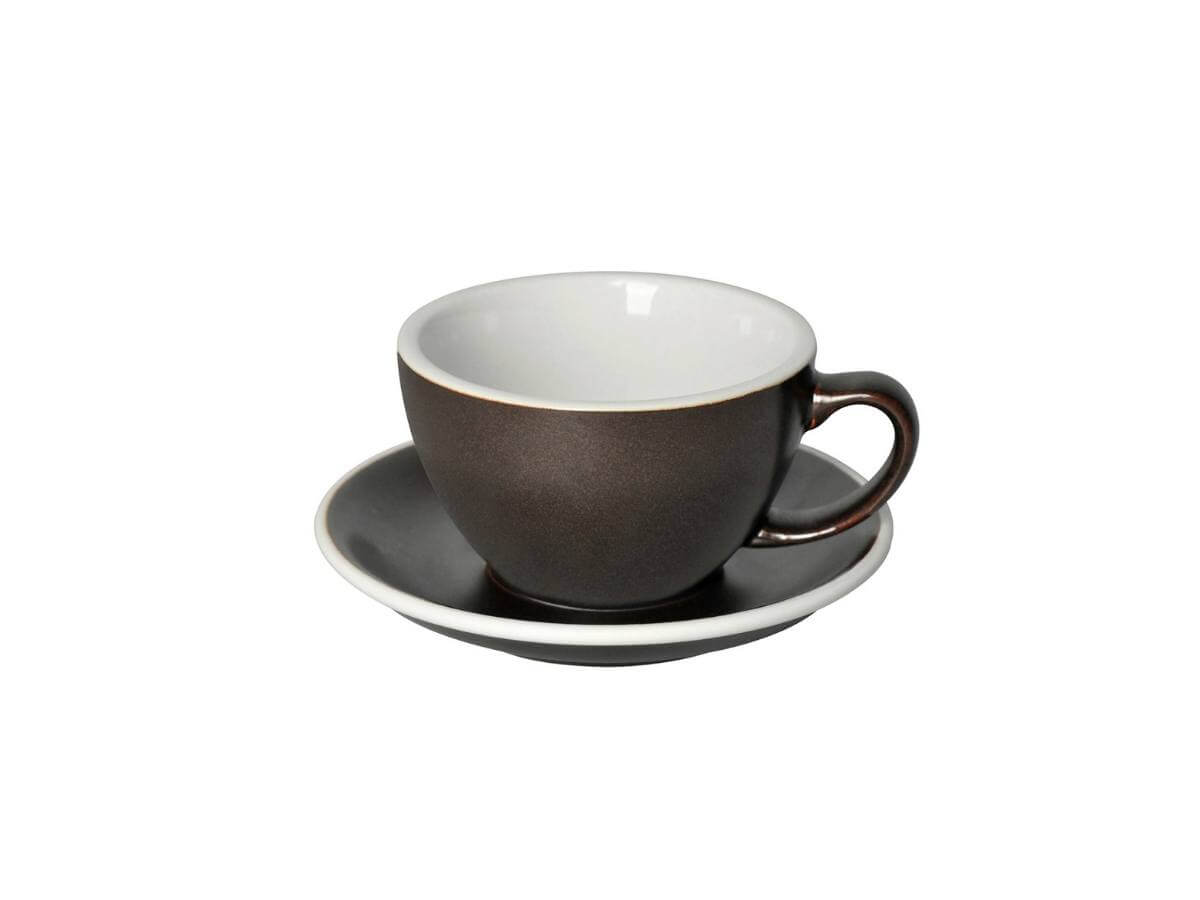 Loveramics | Tasse & soucoupe à latte Egg de 300 ml - Couleurs de potier