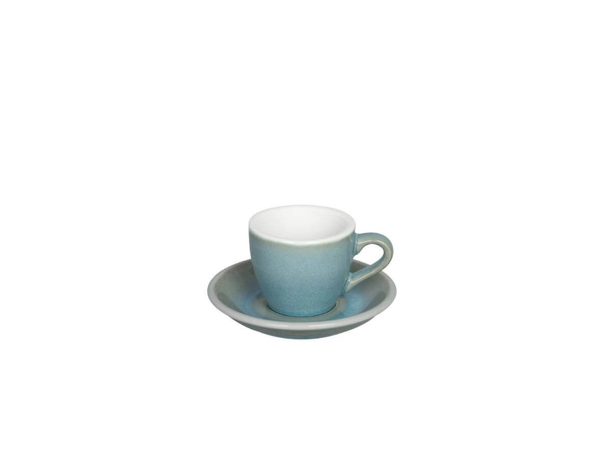 Loveramics | Tasse & soucoupe à espresso Egg de 80 ml - Couleurs de potier
