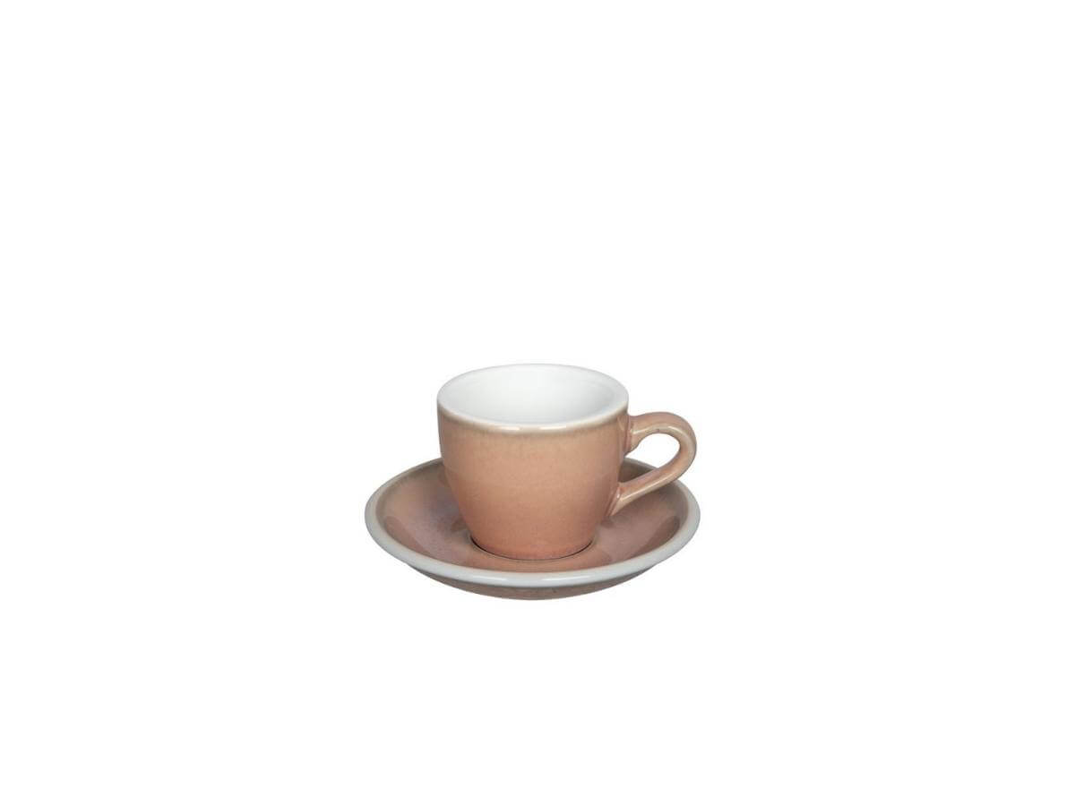 Loveramics | Tasse & soucoupe à espresso Egg de 80 ml - Couleurs de potier