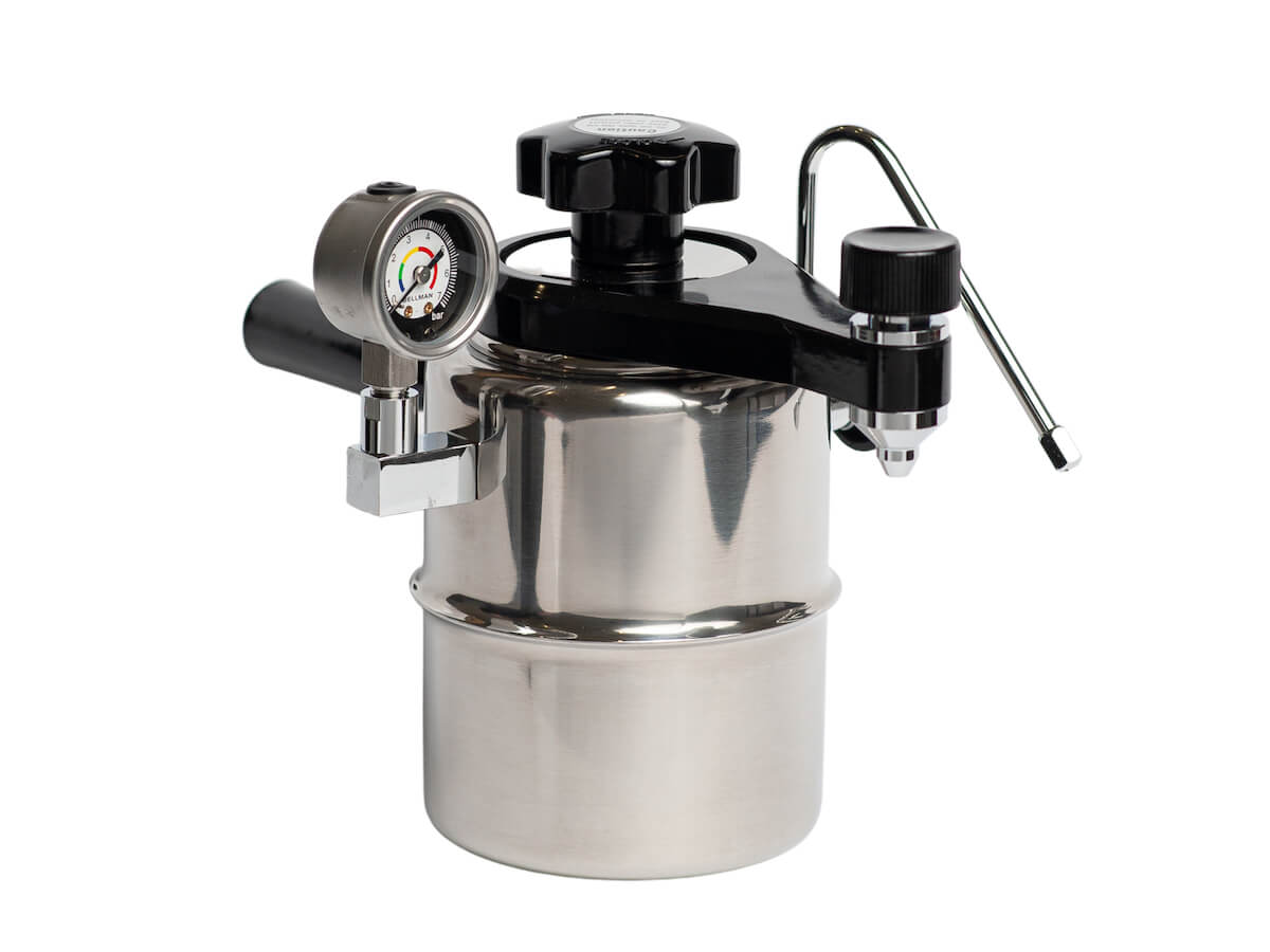 Bellman | Machine à café et mousseur à vapeur pour cuisinière avec manomètre