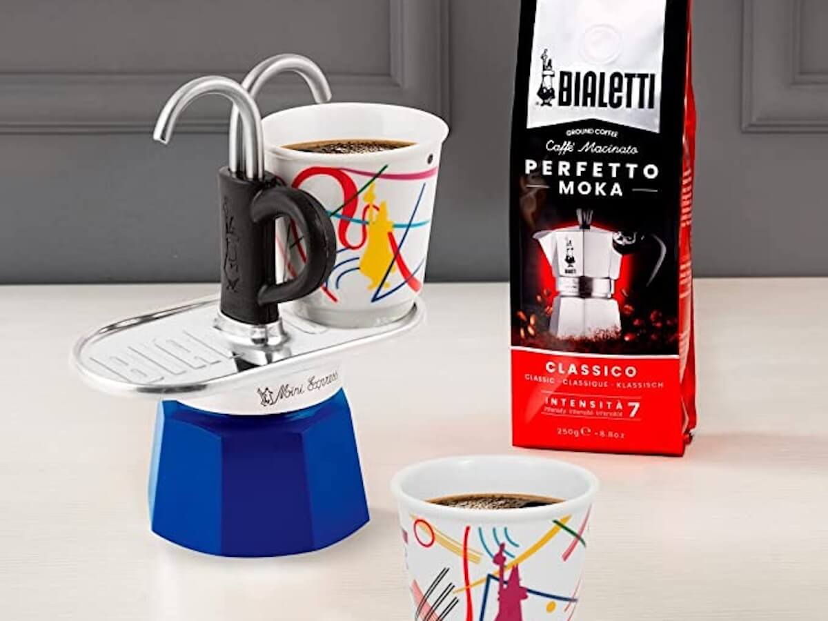 Bialetti | Cafetière italienne Mini Express à deux tasses – Collection Arte