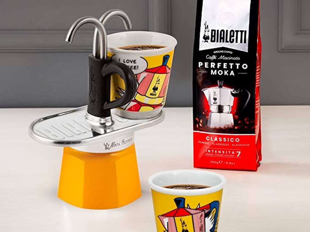 Bialetti | Cafetière italienne Mini Express à deux tasses – Collection Arte