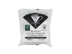 CAFEC | Filtres coniques en papier Abaca+ (paquet de 100)