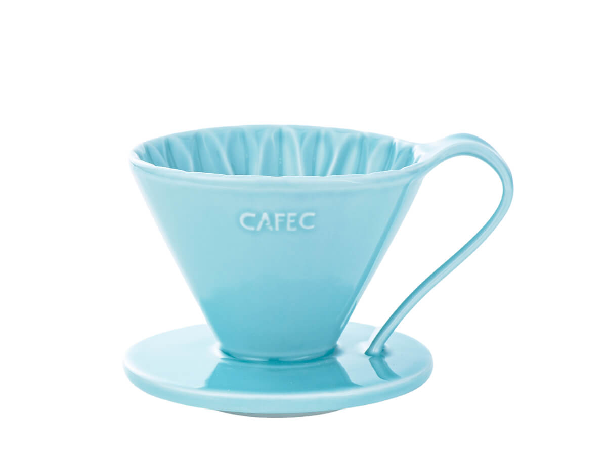CAFEC | Cône d’infusion en porcelaine Flower Dripper - 1 tasse
