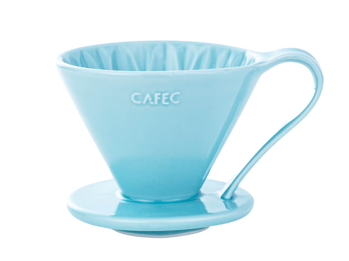 CAFEC | Cône d’infusion en porcelaine Flower Dripper - 2-4 tasses