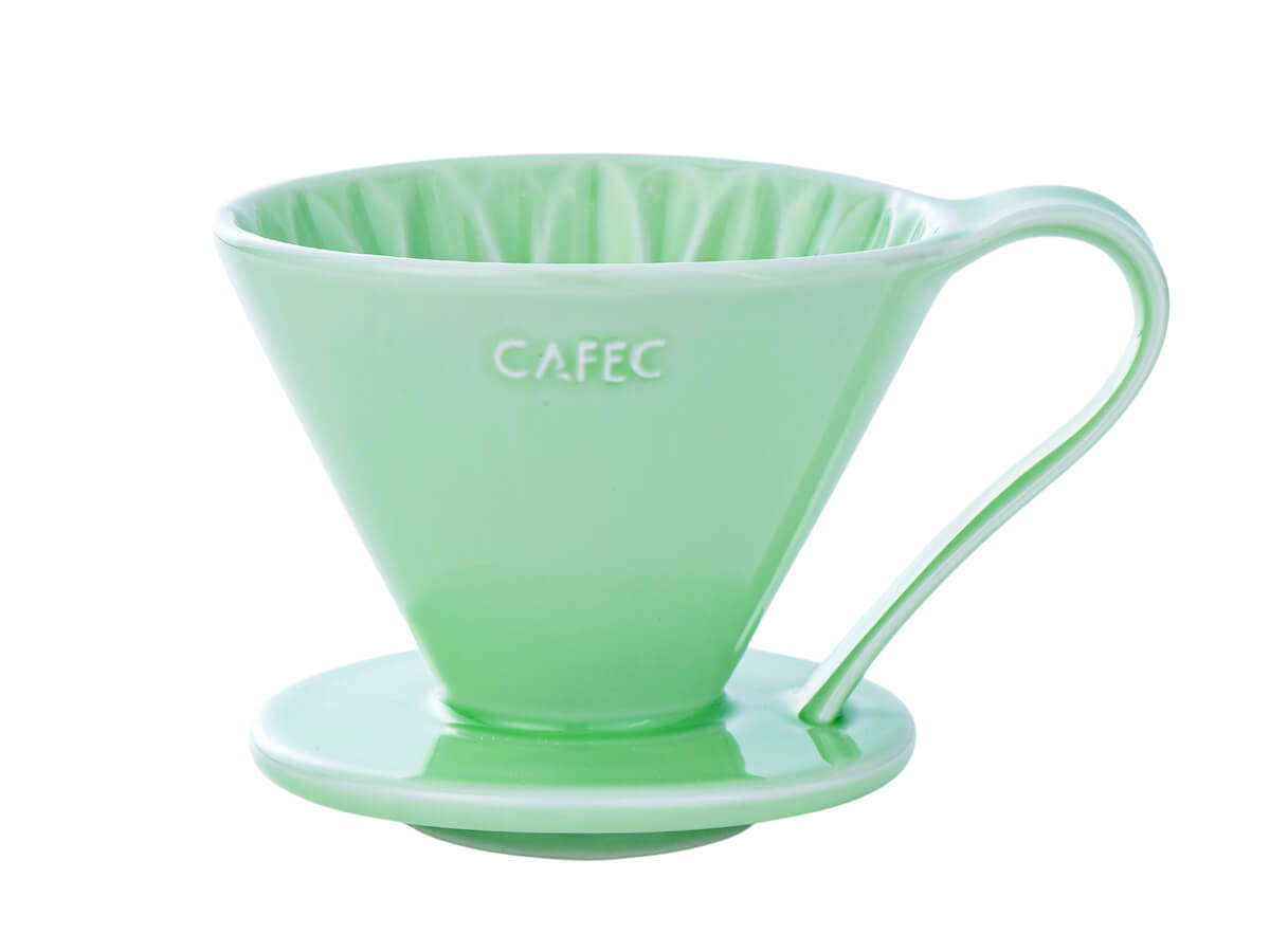 CAFEC | Cône d’infusion en porcelaine Flower Dripper - 2-4 tasses