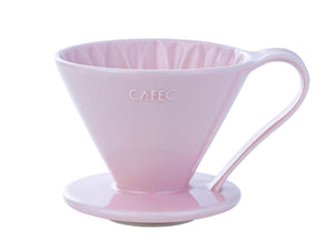 CAFEC | Cône d’infusion en porcelaine Flower Dripper - 2-4 tasses