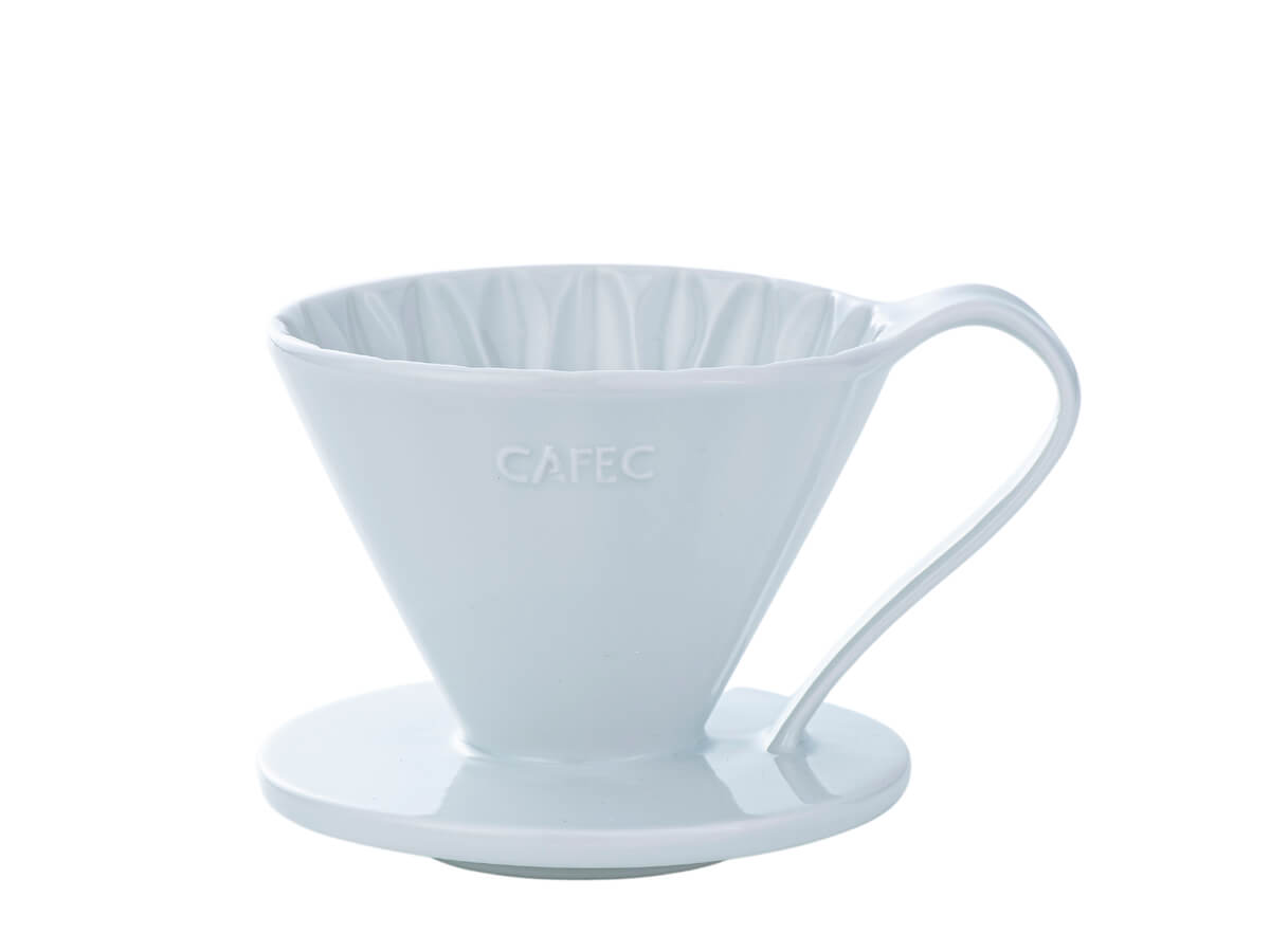 CAFEC | Cône d’infusion en porcelaine Flower Dripper - 1 tasse