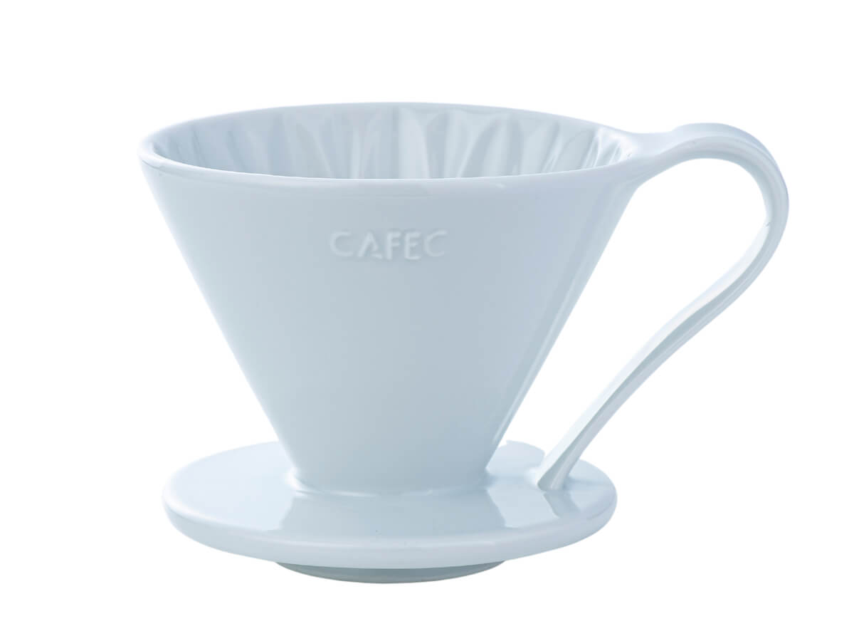 CAFEC | Cône d’infusion en porcelaine Flower Dripper - 2-4 tasses